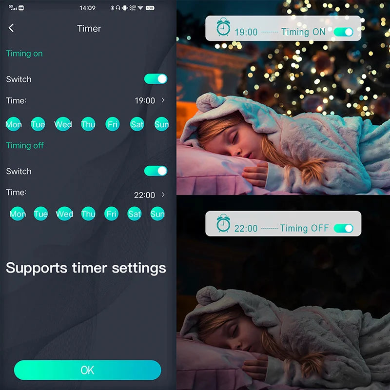 ✨ CozyGlow Smart Fairy Lights
